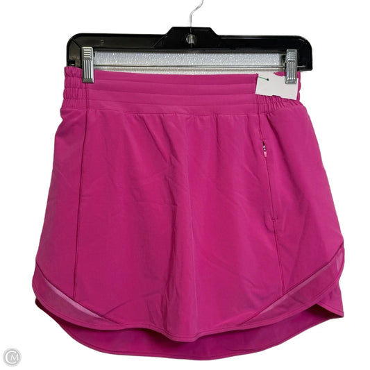 Athletic Skort By Lululemon In Pink, Size: 6