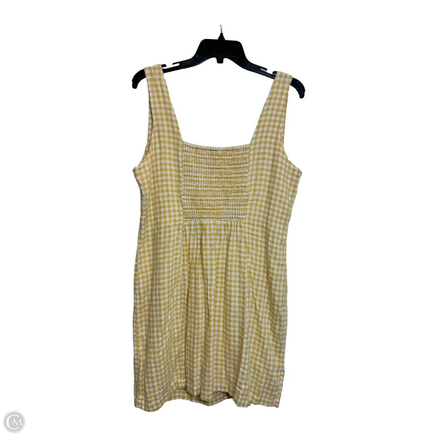 Dress Casual Short By Old Navy In Yellow, Size: L