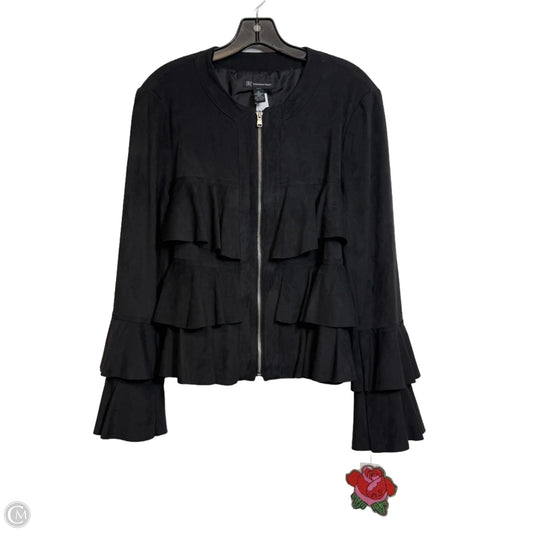 Top Long Sleeve By Inc In Black, Size: M