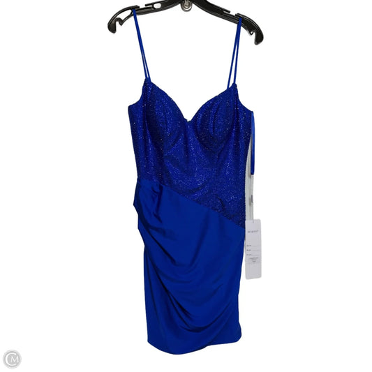 Sequin & beaded Dress Party Short By PORTIA & SCARLET In Blue, Size: 4