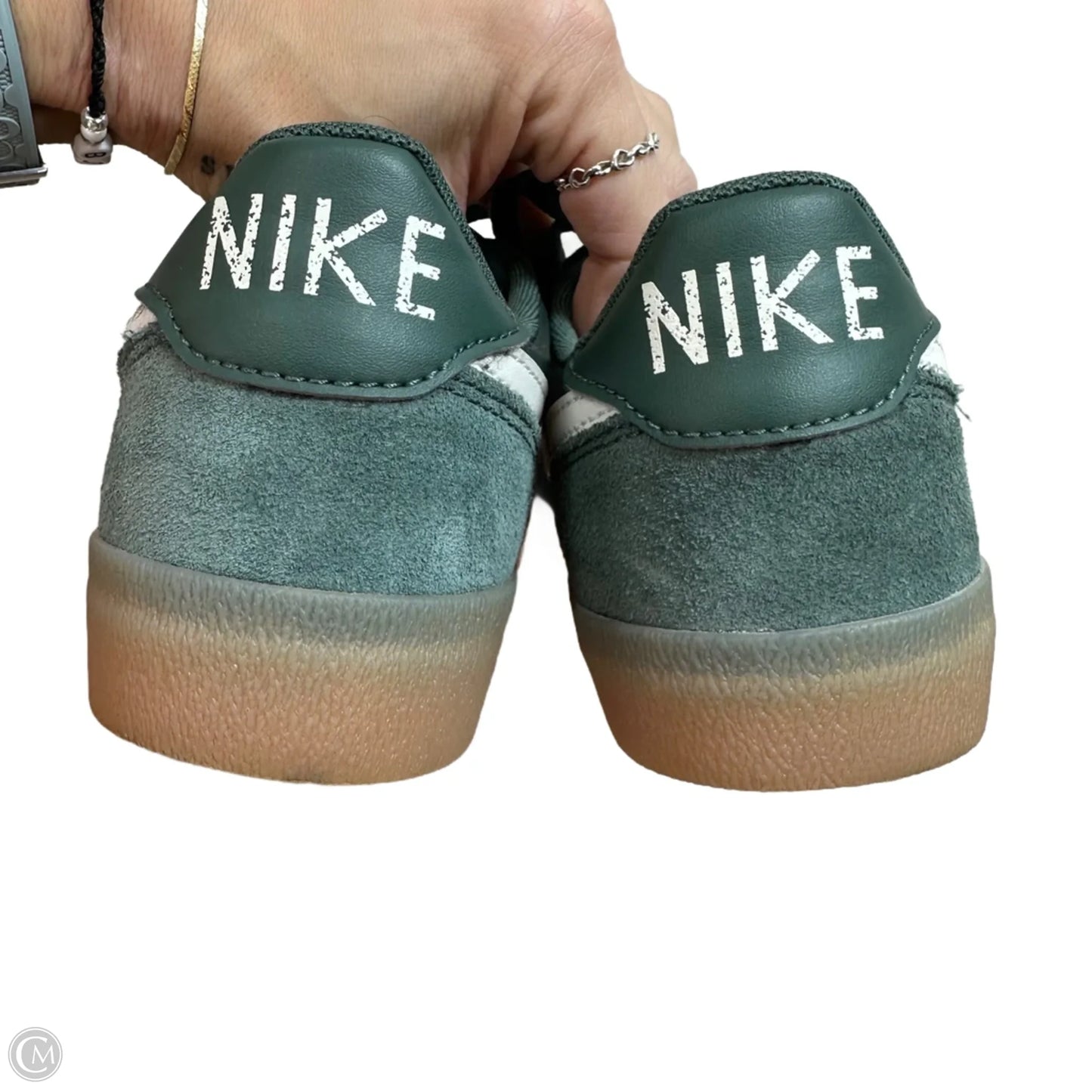Shoes Athletic By Nike In Green, Size: 8
