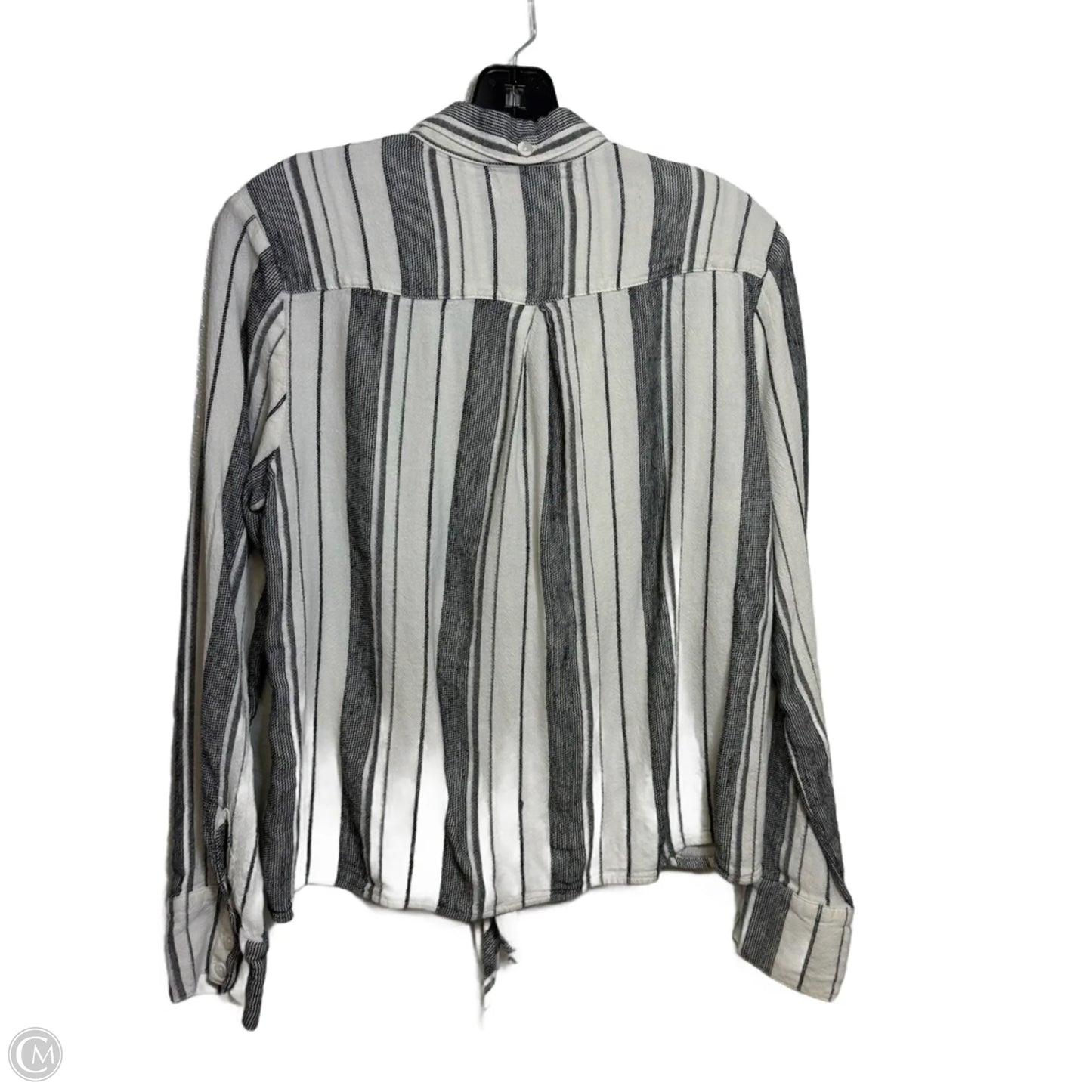 Top Long Sleeve By Cloth & Stone In Striped Pattern, Size: M