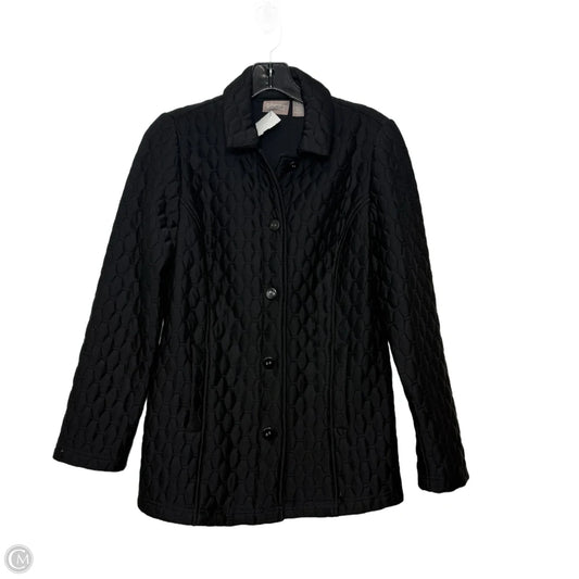 Jacket Shirt By Chicos In Black, Size: XS