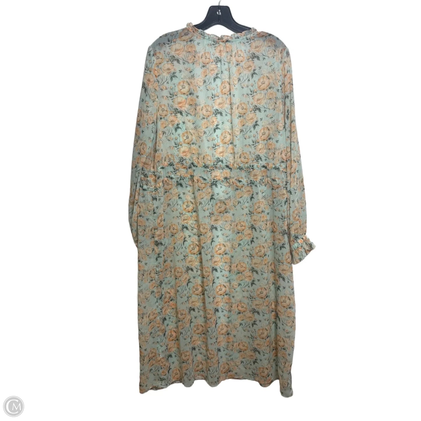 Swimwear Cover-up By Clothes Mentor In Floral Print, Size: L