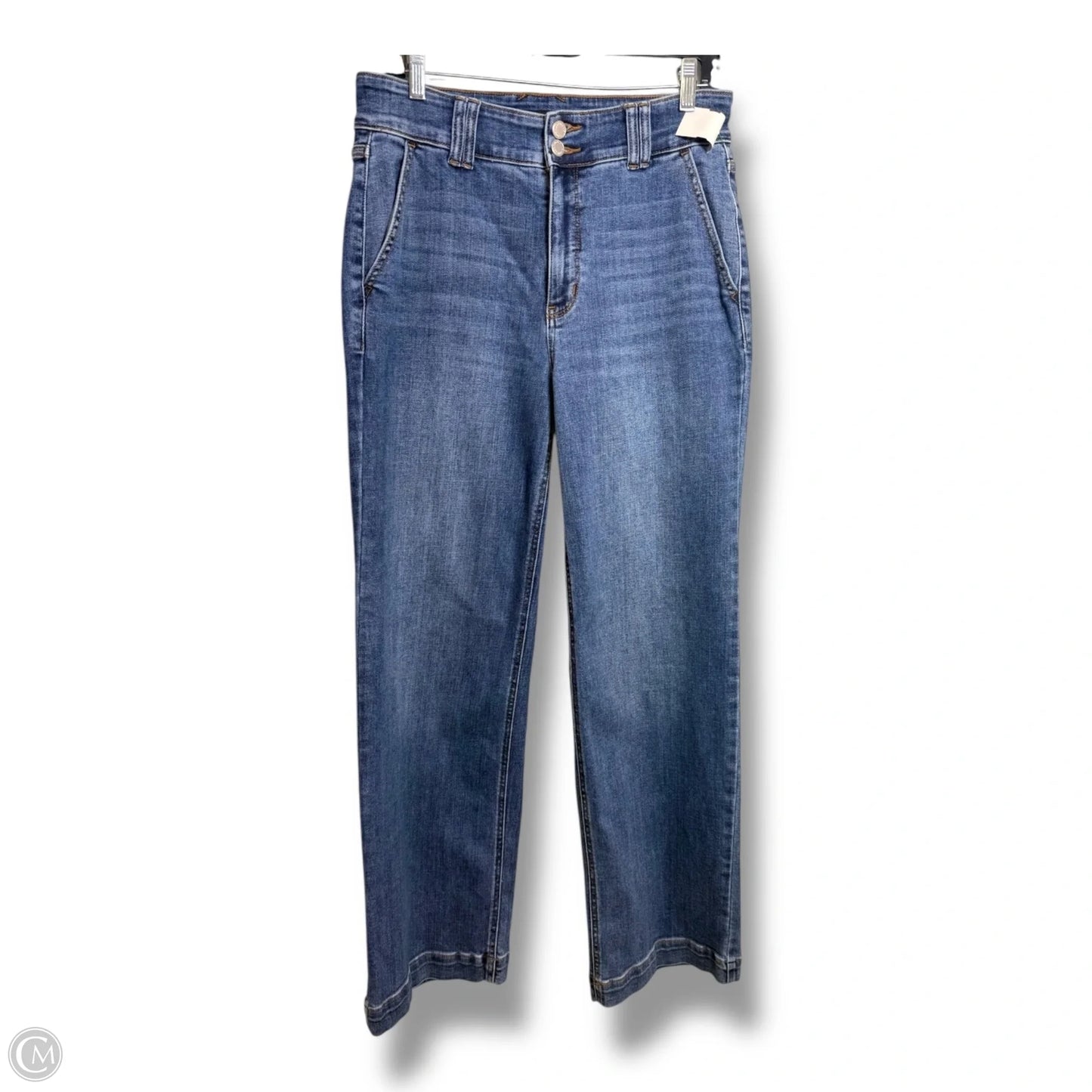 Jeans Flared By Judy Blue In Blue Denim, Size: 10