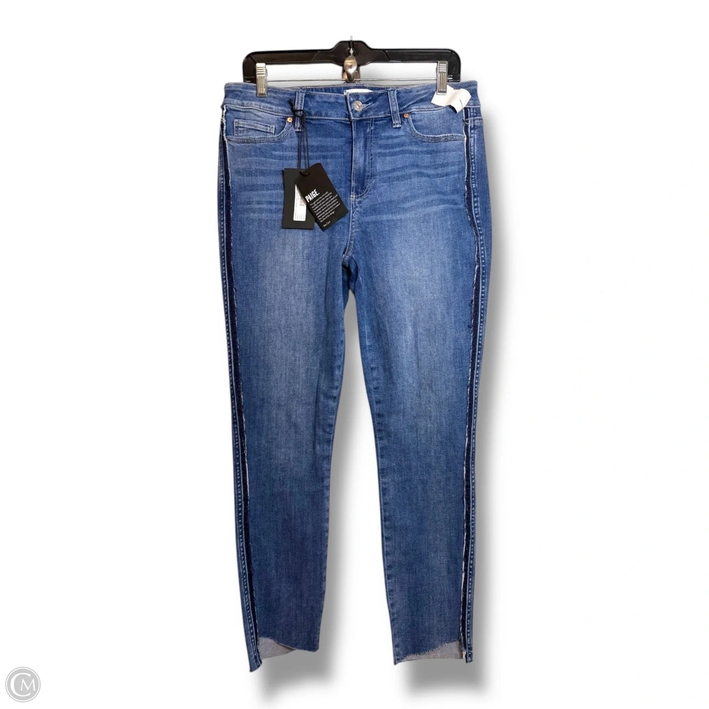 Jeans Skinny By Paige In Blue Denim, Size: 12