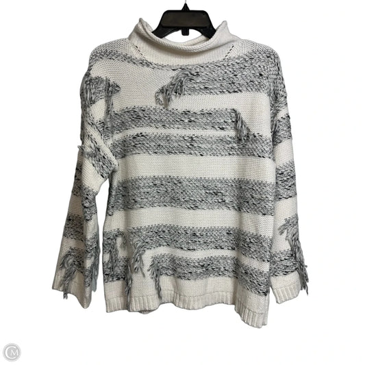 Sweater By Lou And Grey In Grey & White, Size: S