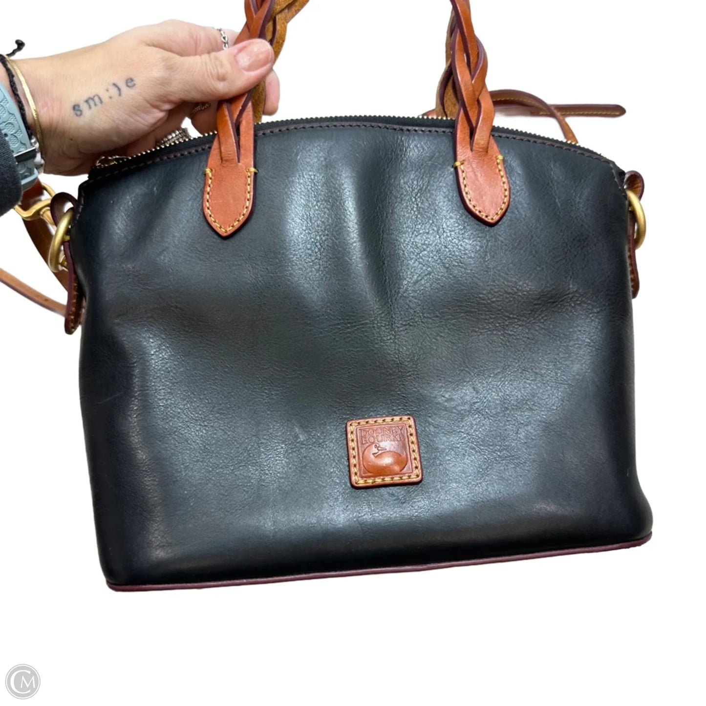 Satchel Handbag Designer By Dooney And Bourke, Size: Medium