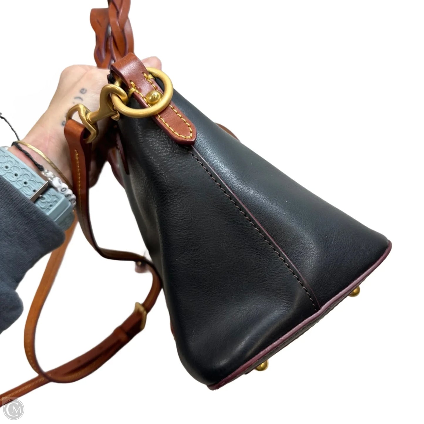 Satchel Handbag Designer By Dooney And Bourke, Size: Medium