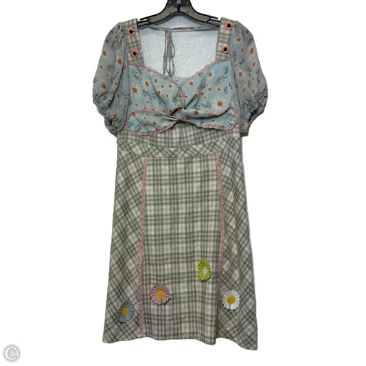 Dress Casual Short By Clothes Mentor In Plaid Pattern, Size: Xl