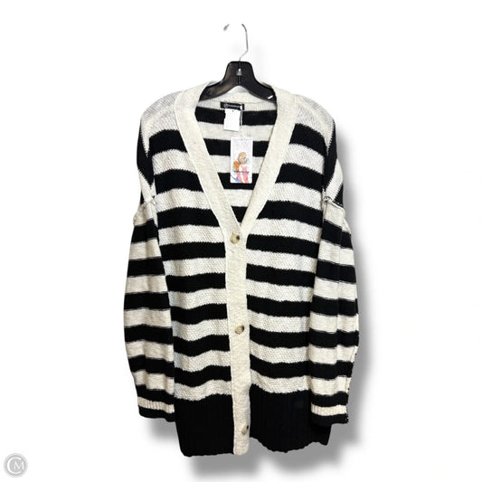 Cardigan By Prettygarden In Striped Pattern, Size: S