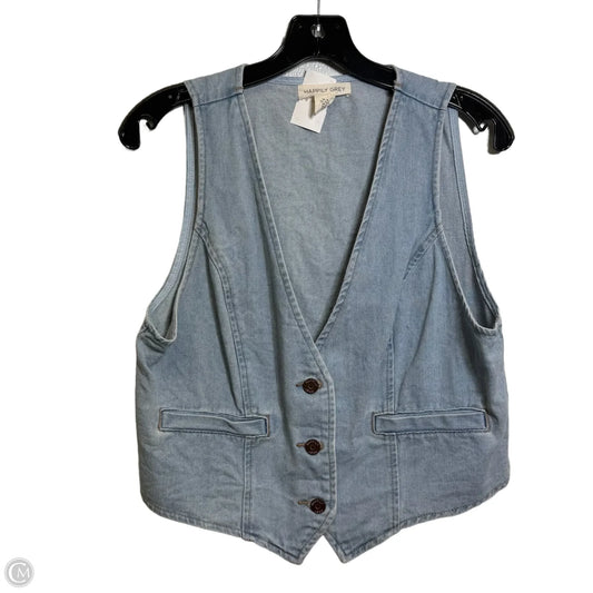 Vest Other By Happily Grey In Blue Denim, Size: Xl