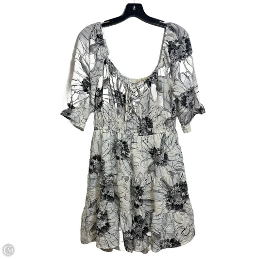 Dress Casual Short By Liberty Love In Floral Print, Size: Xl
