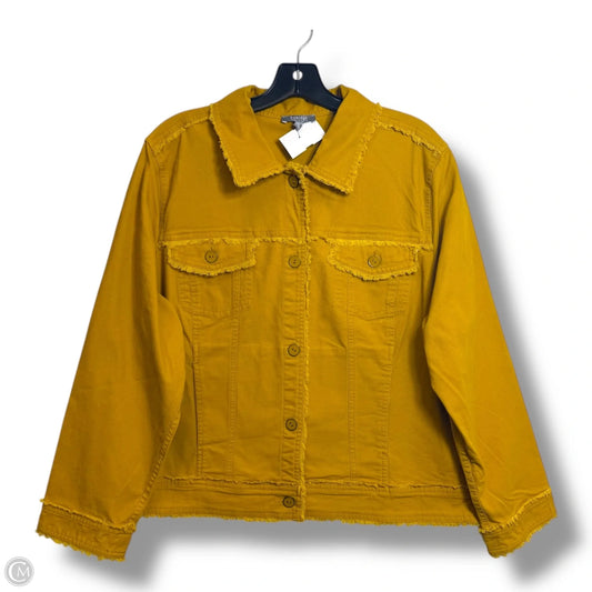 Jacket Denim By Habitat In Yellow, Size: Xl