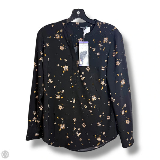 Top Long Sleeve By Hilary Radley In Black, Size: Xs