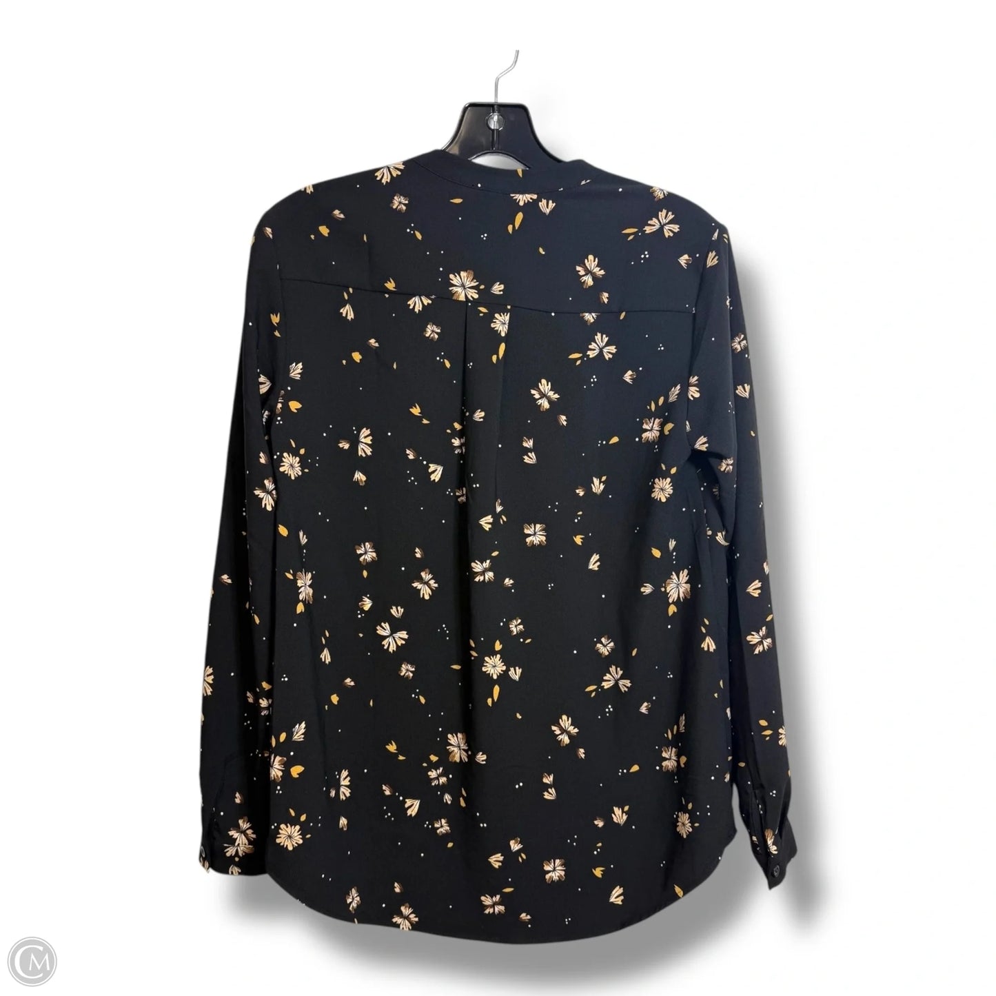 Top Long Sleeve By Hilary Radley In Black, Size: Xs