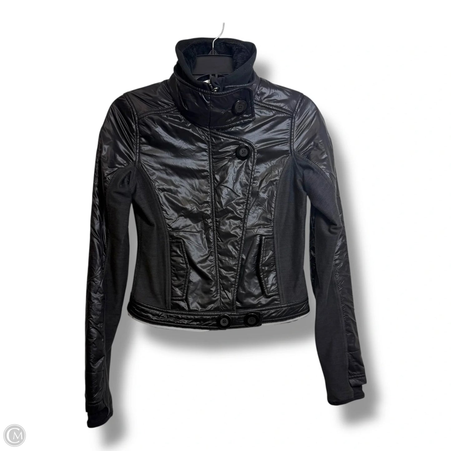 Athletic Jacket By Luluemon In Black, Size: Xs