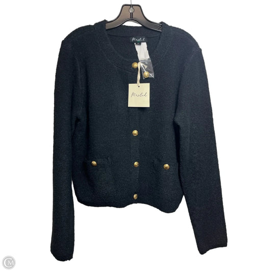 Sweater Cardigan By Marled In Black, Size: L