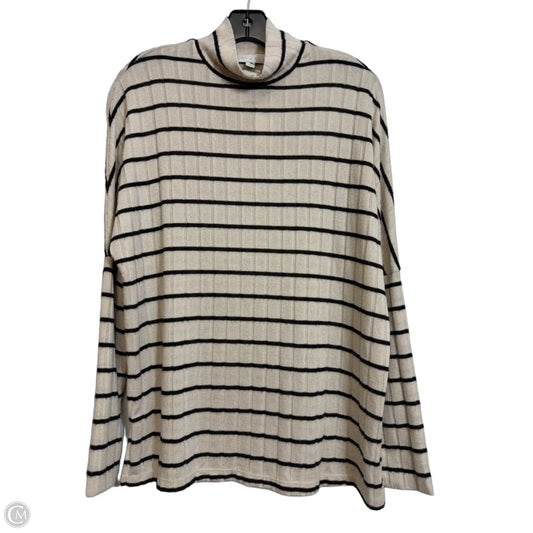 Top Long Sleeve By Eri + Ali In Striped Pattern, Size: S