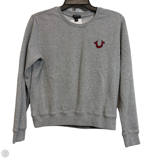 Sweatshirt Crewneck By True Religion In Grey, Size: M