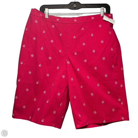 Shorts By Isaac Mizrahi In Pink, Size: 14