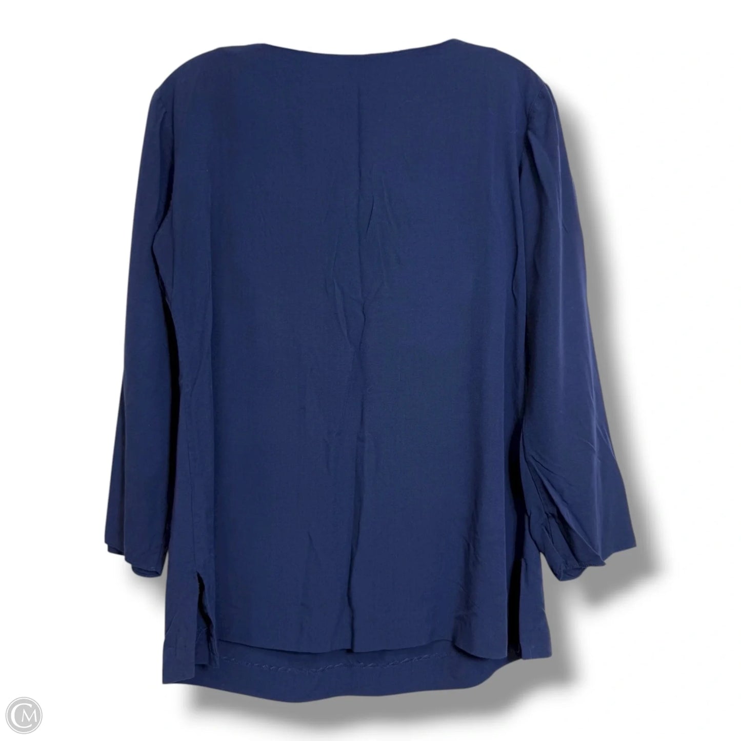 Top Long Sleeve Designer By Lilly Pulitzer In Navy, Size: S