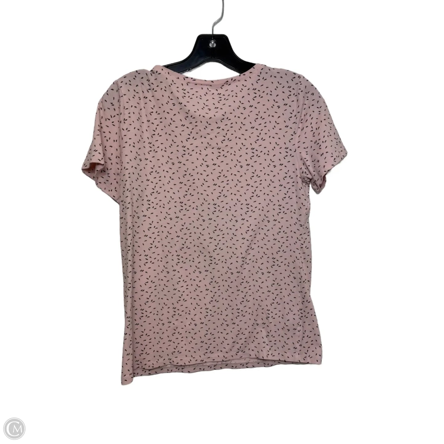 Top Short Sleeve Basic By Ann Taylor In Pink, Size: S