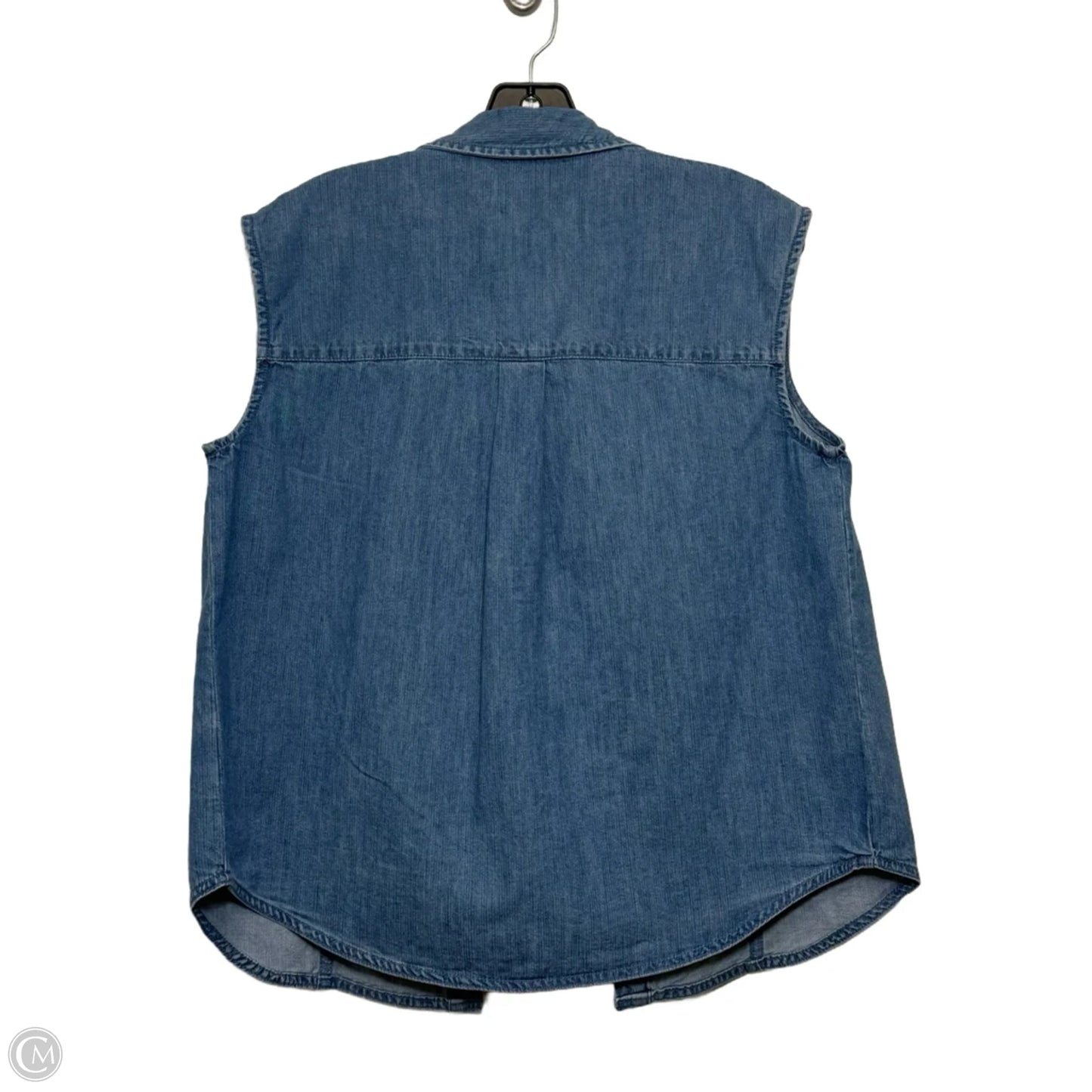 Vest Other By Universal Thread In Blue Denim, Size: L
