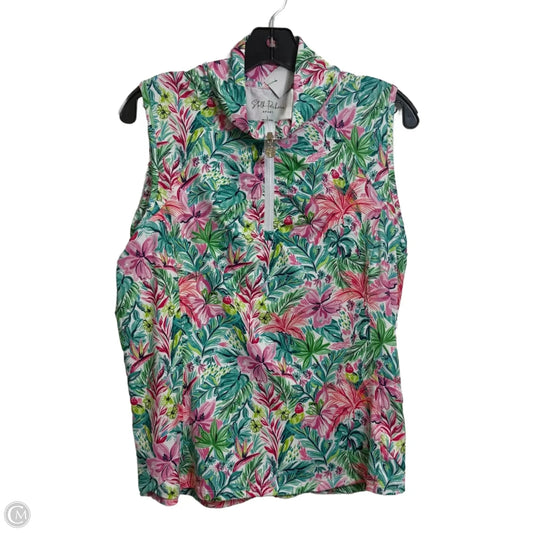 Top Sleeveless Designer By Stella Parker In Multi-colored, Size: L