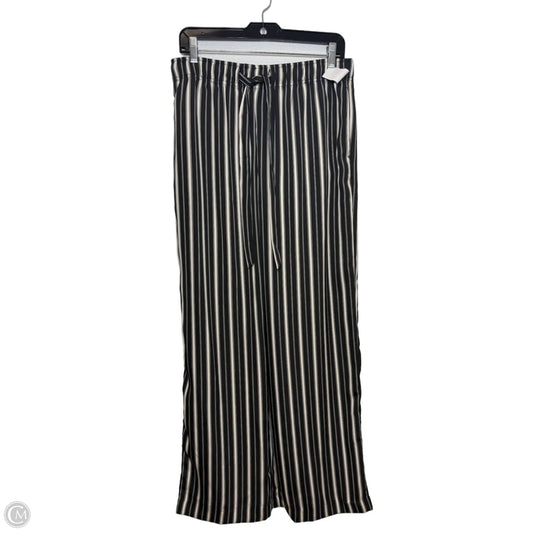 Pants Linen By H&m In Striped Pattern, Size: M