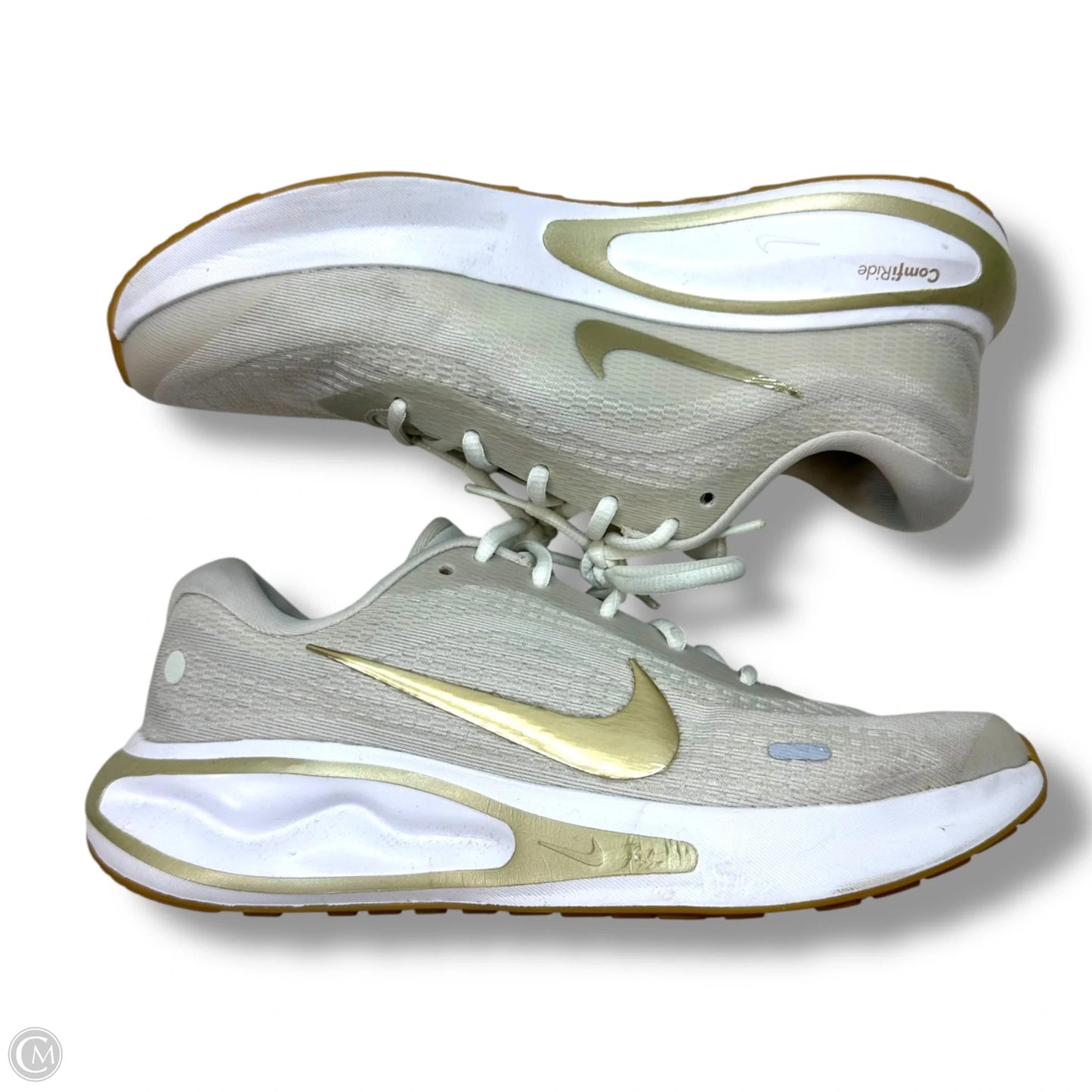 Shoes Athletic By Nike In White, Size: 9