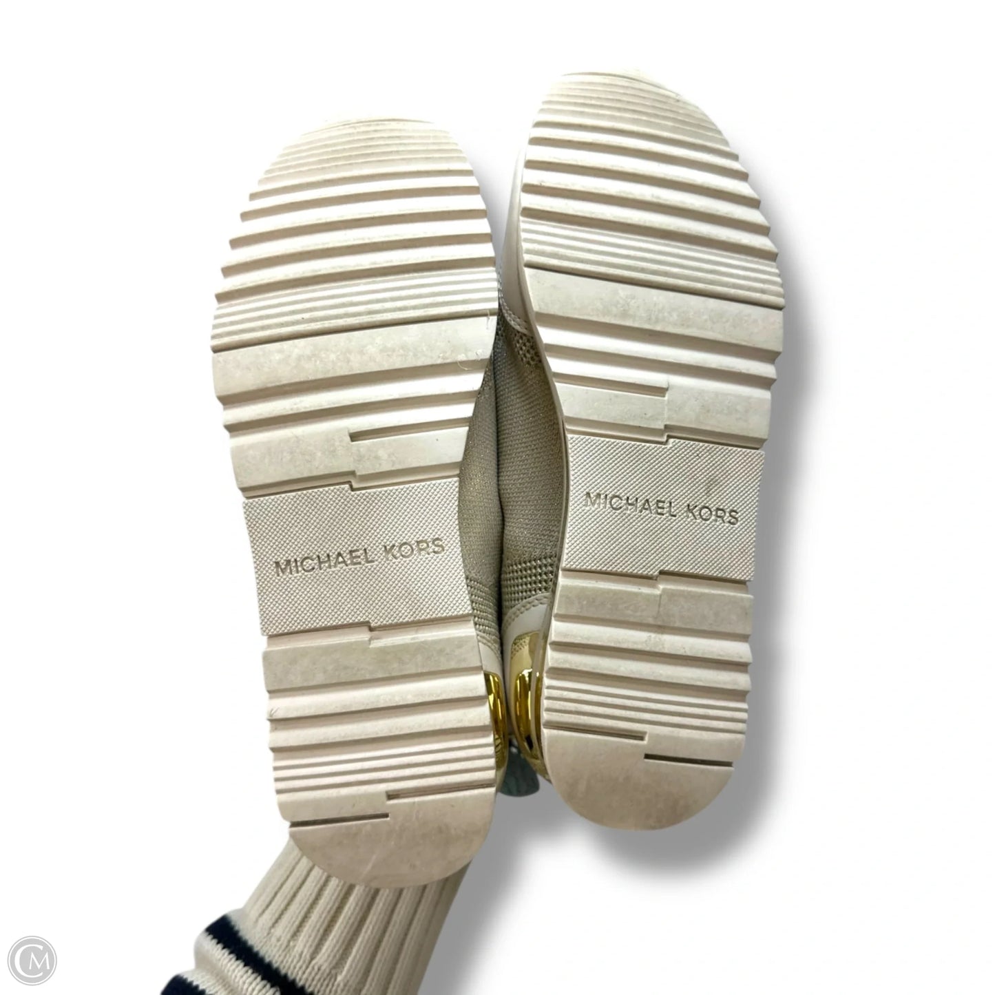 Shoes Designer By Michael Kors In Beige, Size: 8