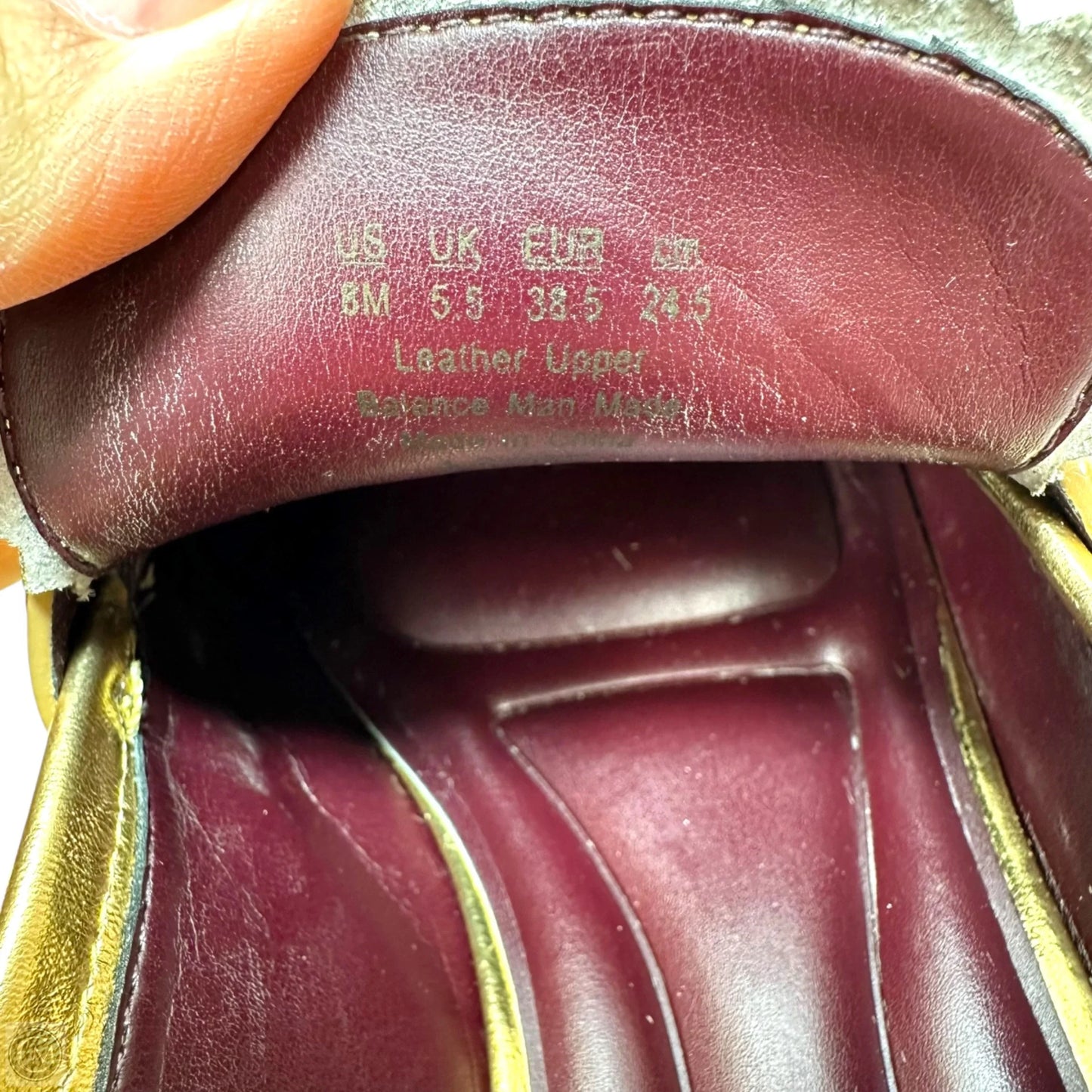 Shoes Flats By Franco Sarto In Gold, Size: 8