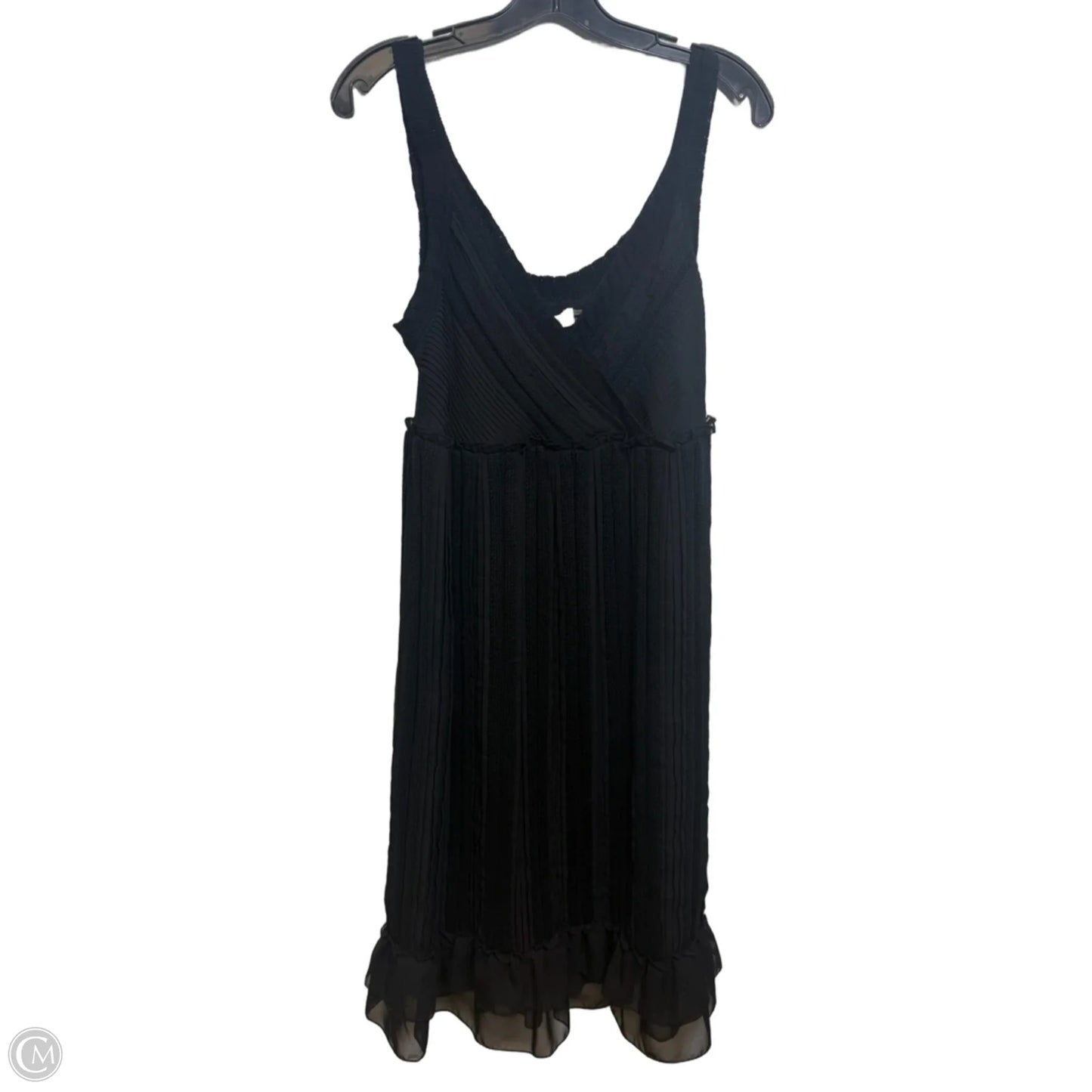 Dress Casual Midi By Calvin Klein In Black, Size: L