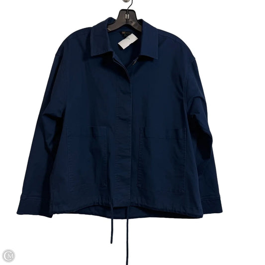 Top Long Sleeve Designer By Frye In Navy, Size: S