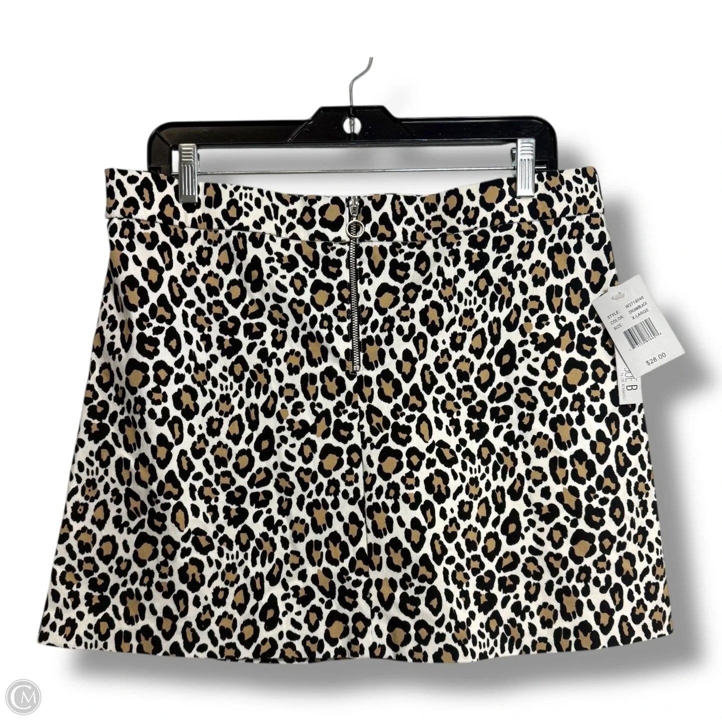 Skirt Mini & Short By Joe B In Animal Print, Size: Xl