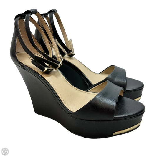 Shoes Heels Wedge By G.i.l.i. In Black, Size: 6.5