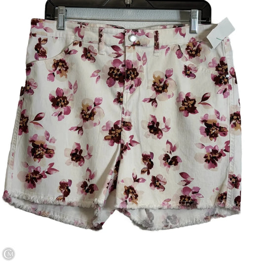 Shorts By Workshop In Floral Print, Size: 14