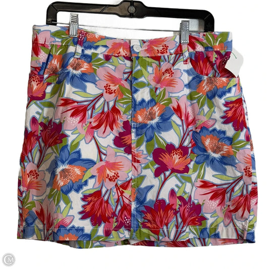 Skort By St Johns Bay In Floral Print, Size: 12