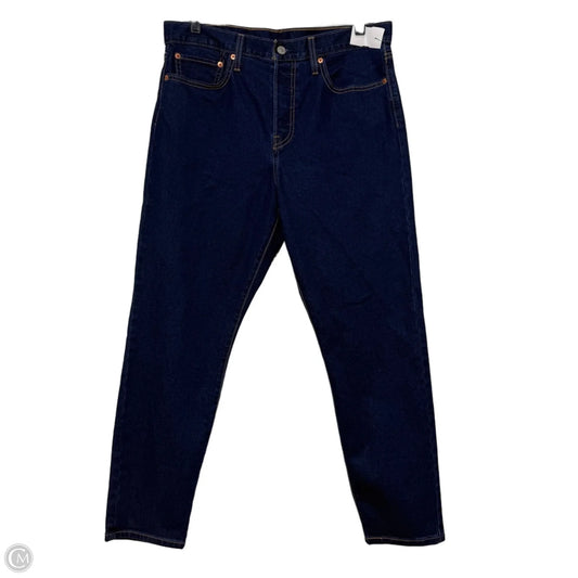 Jeans Skinny By Levis In Blue Denim, Size: 12