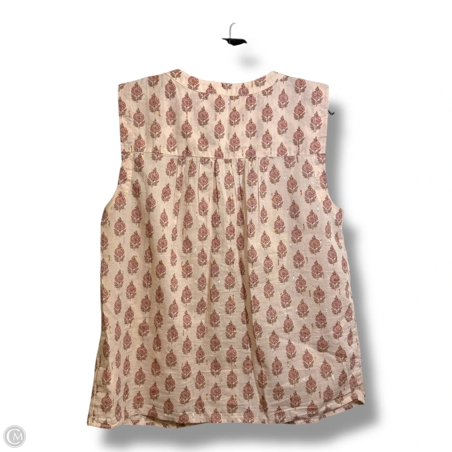 Top Sleeveless By Lucky Brand In Floral Print, Size: M