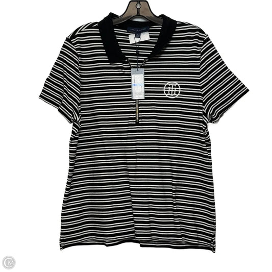 Top Short Sleeve By Tommy Hilfiger In Striped Pattern, Size: Xl