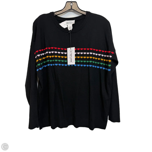 Top Long Sleeve By Clothes Mentor In Black, Size: L