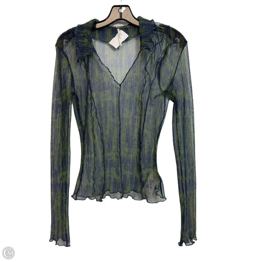 Top Long Sleeve By Free People In Green, Size: Xs