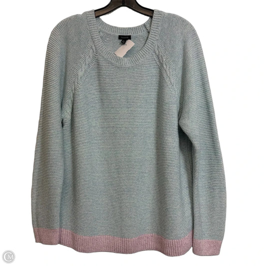 Sweater By Talbots In Blue, Size: Xl