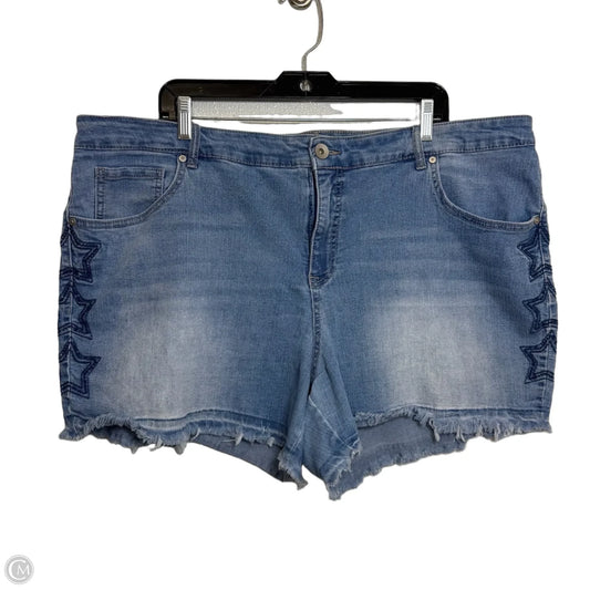 Shorts By Terra & Sky In Blue Denim, Size: 22