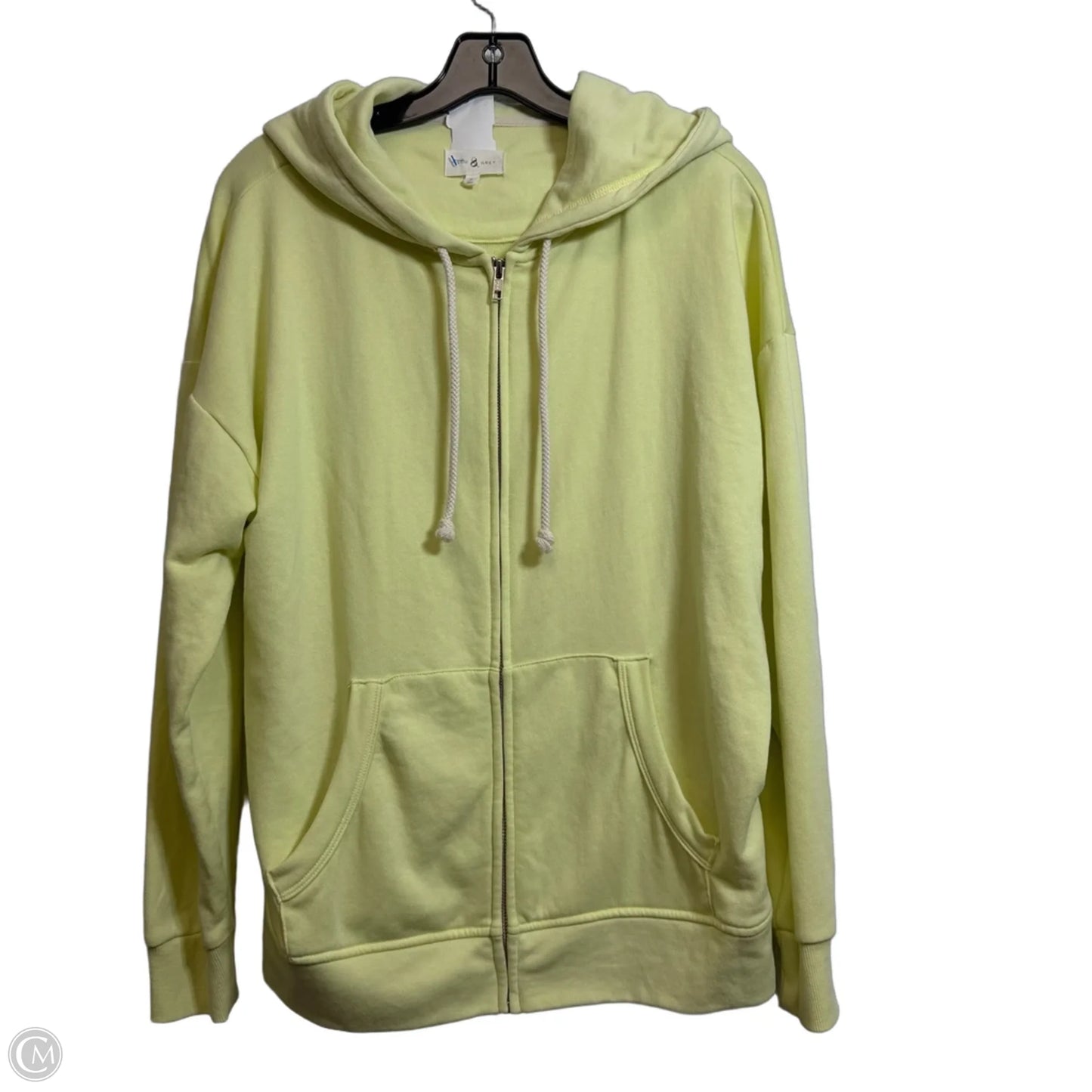 Sweatshirt Hoodie By Lou And Grey In Yellow, Size: S