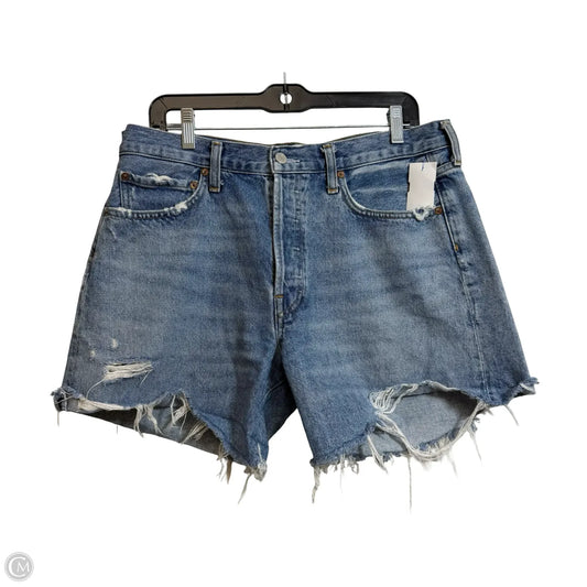 Shorts By Agolde In Blue Denim, Size: 10