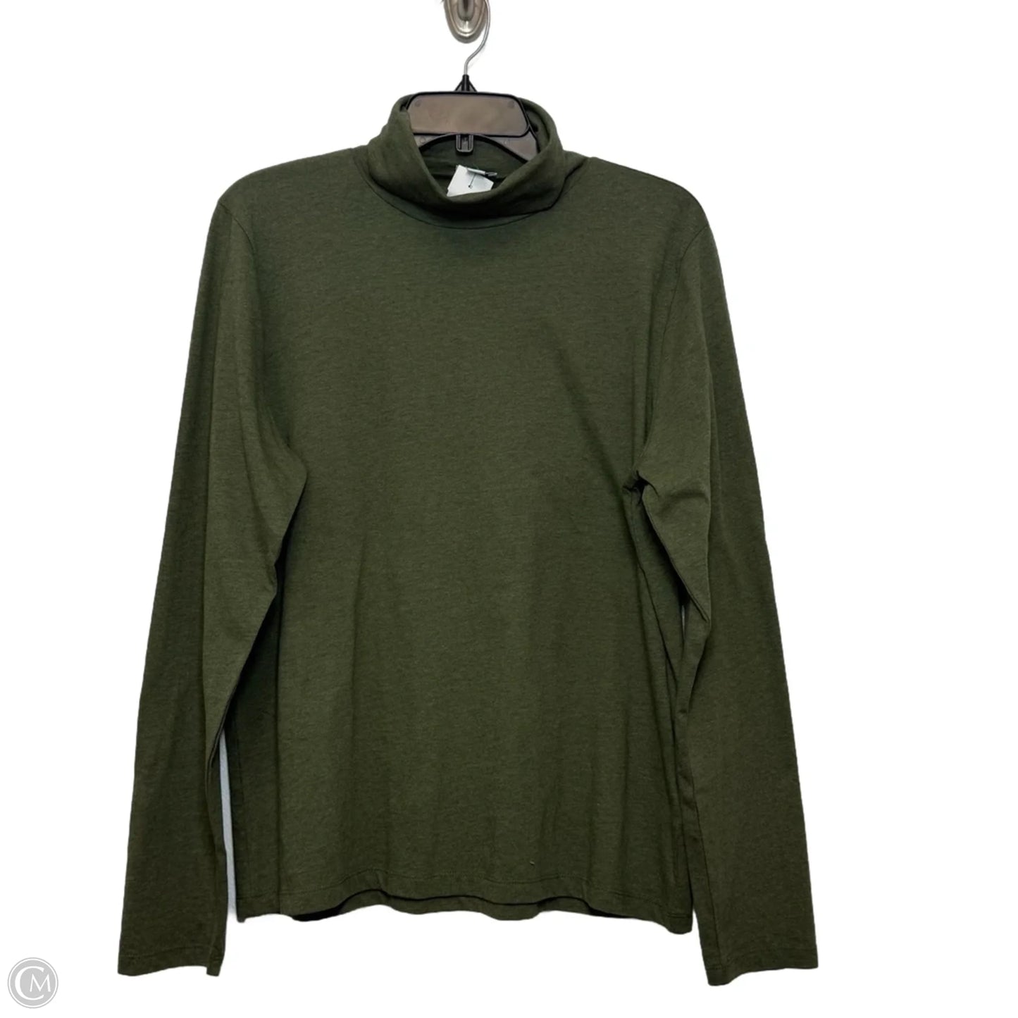 Top Long Sleeve Basic By J. Crew In Green, Size: Xl