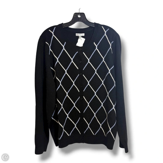 Cardigan By Croft And Barrow In Black, Size: M